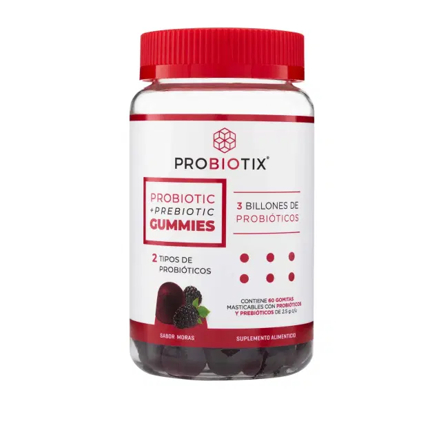 Probiotix – Probiotic + Prebiotic Gummies c / 60 gomitas sabor moras