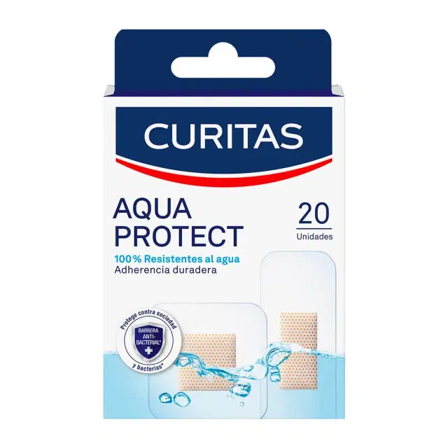 Curitas Aqua-Prot Resistentes al Agua 20 piezas