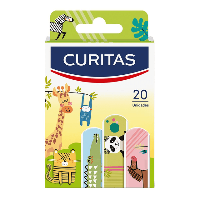 Curitas animales caja c/20 piezas