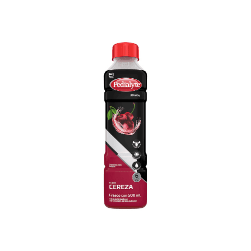 Pedialyte sabor cereza frasco c/500ml