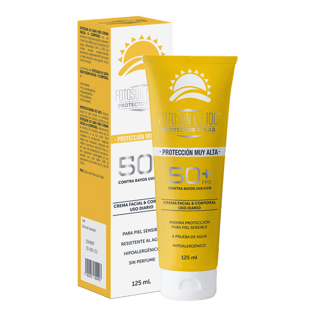 FOTOSUN UV 100 FPS 50+ CREMA FACIAL Y CORPORAL 125ml