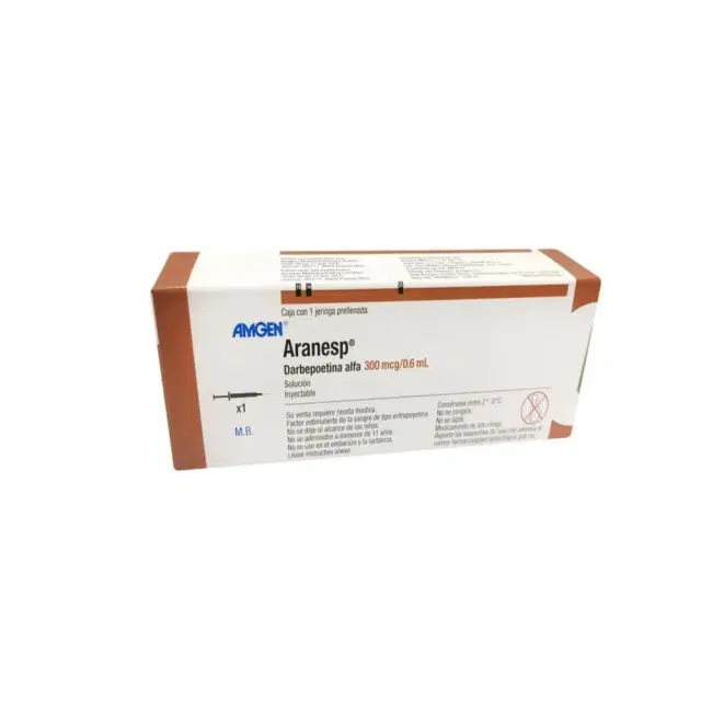 Aranesp 300 mcg/0.6 mL Jeringa Prellenada