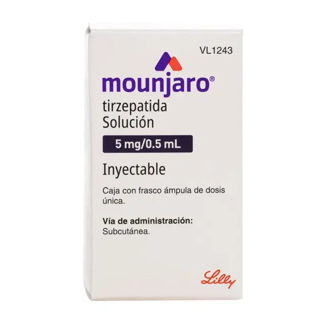 Mounjaro Tirzepatida 5 mg / 0.5 mL Solución Inyectable.