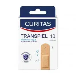 Curitas Transpiel 10 unidades flexible tipo resistente al agua