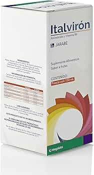Italviron jarabe sabor frutas frasco c/150ml