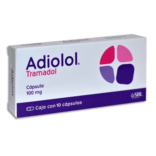 Adiolol 100 mg caja c/10 Capsulas