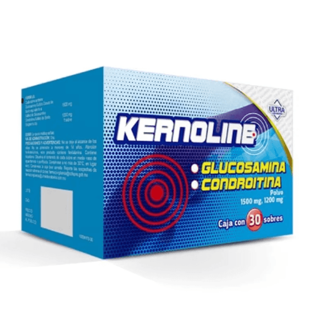 Kernoline polvo 1500mg, 1200mg caja c/30 sobres