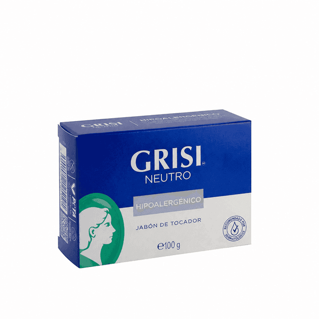 Jabon grisi neutro hipoalergenico 100g