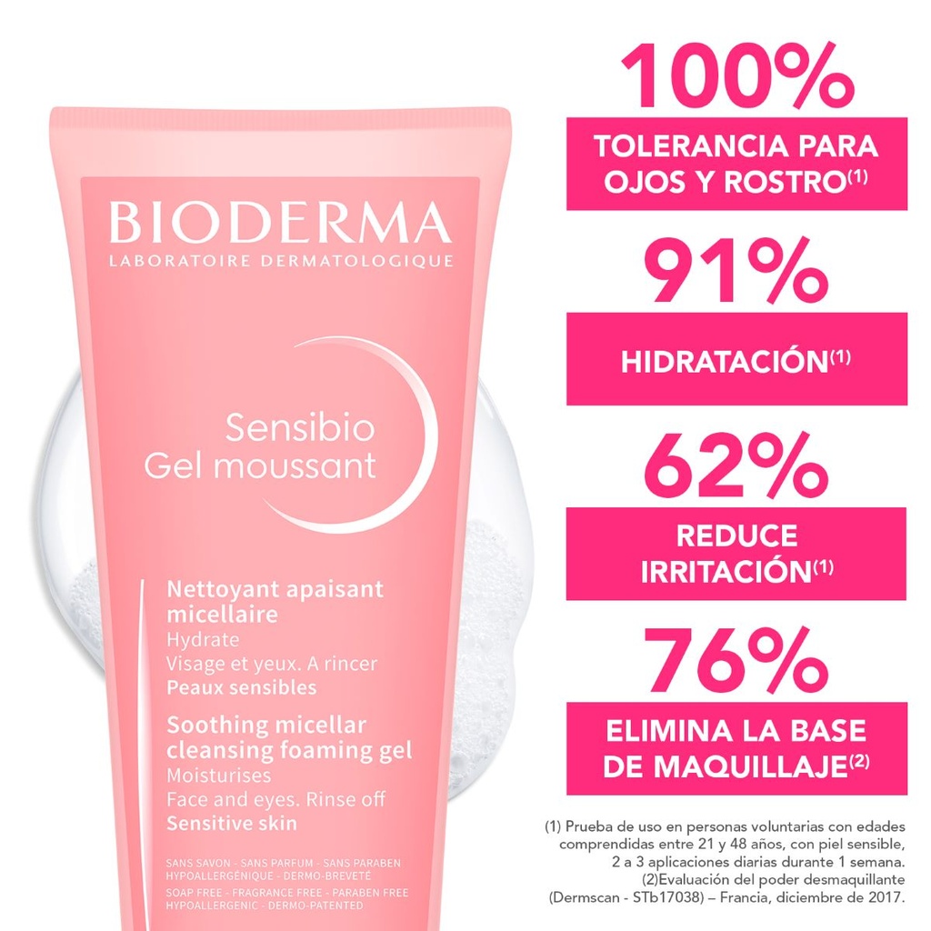 Bioderma Sensibio Gel Moussant 100 Ml