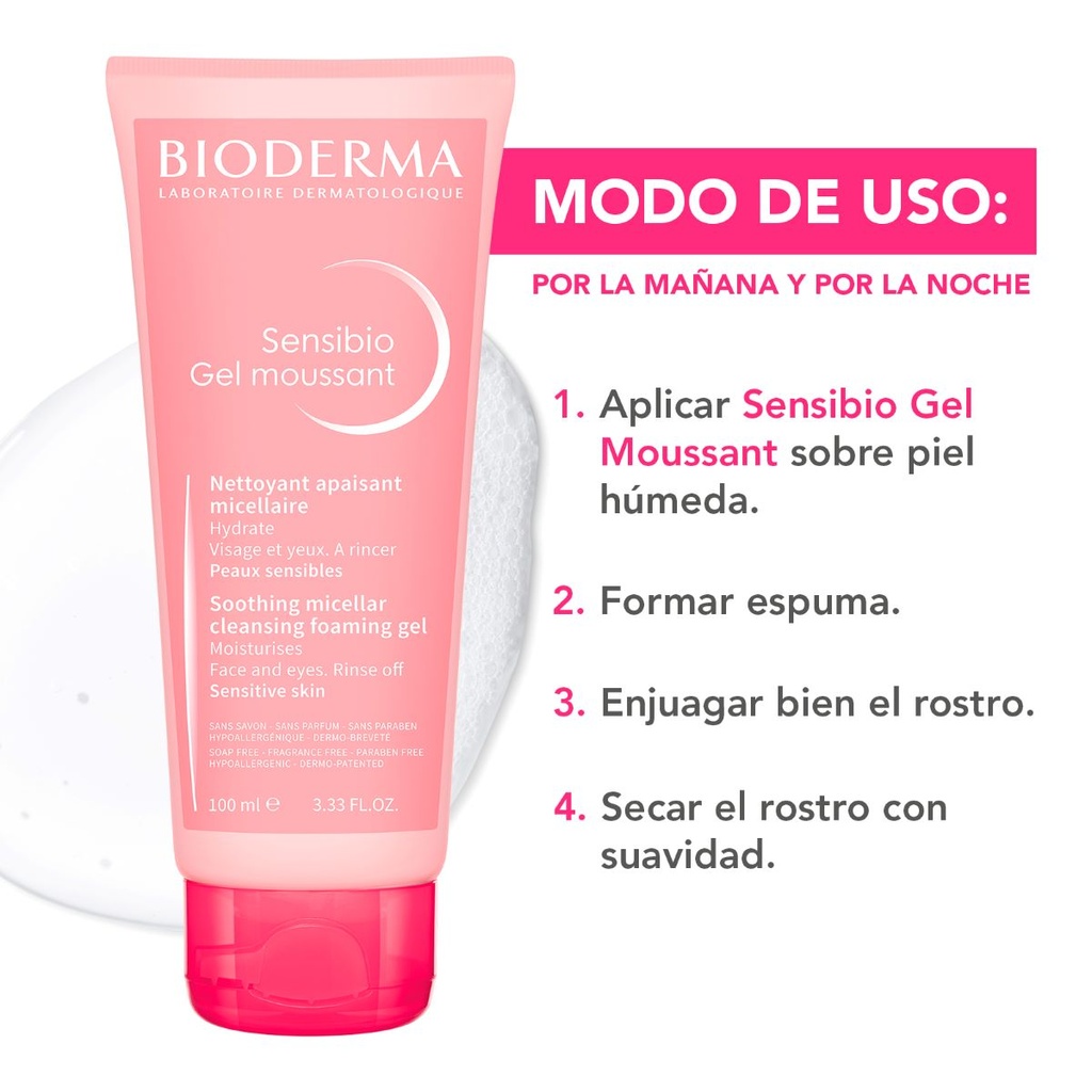 Bioderma Sensibio Gel Moussant 100 Ml