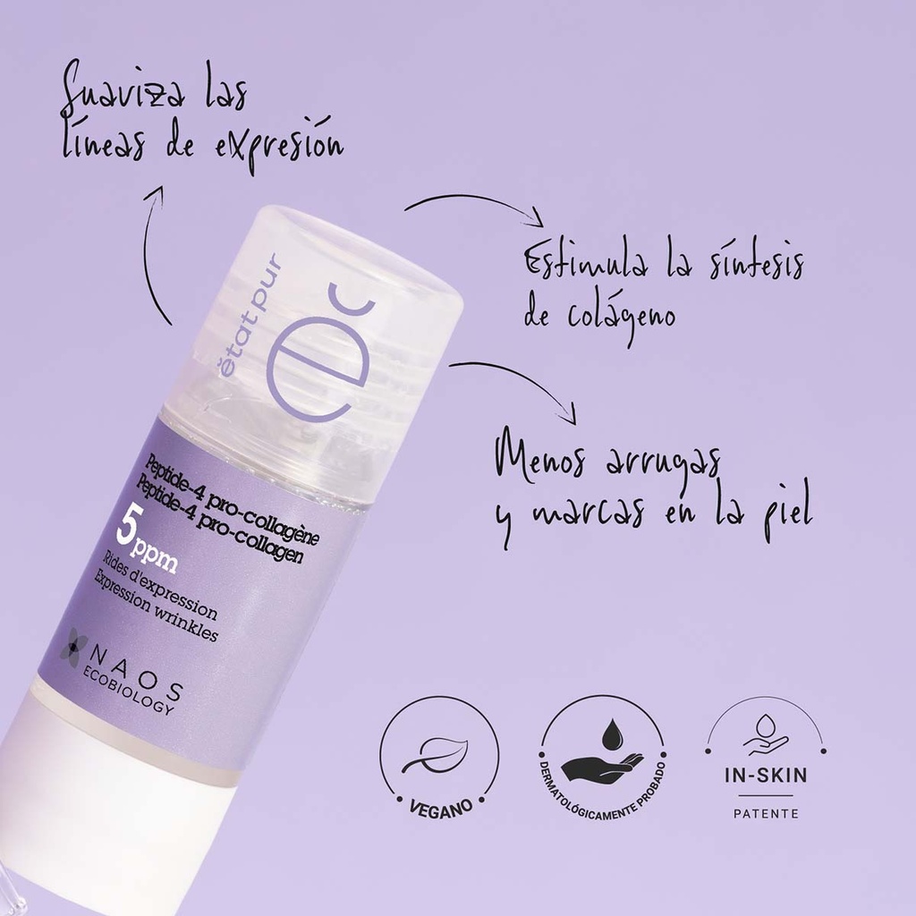 Activo Puro Peptido 4-Procolágeno 5Ppm 15Ml