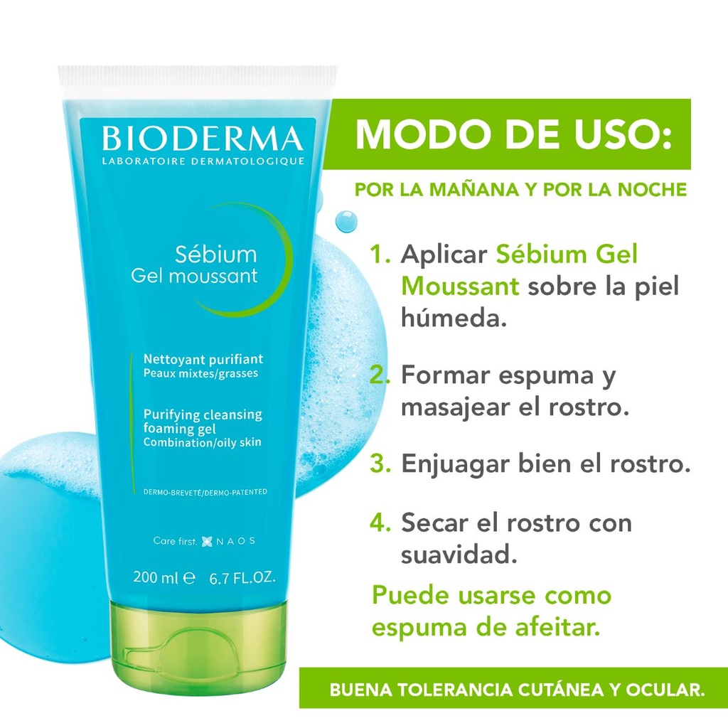 Bioderma Sébium Gel Moussant 100 Ml