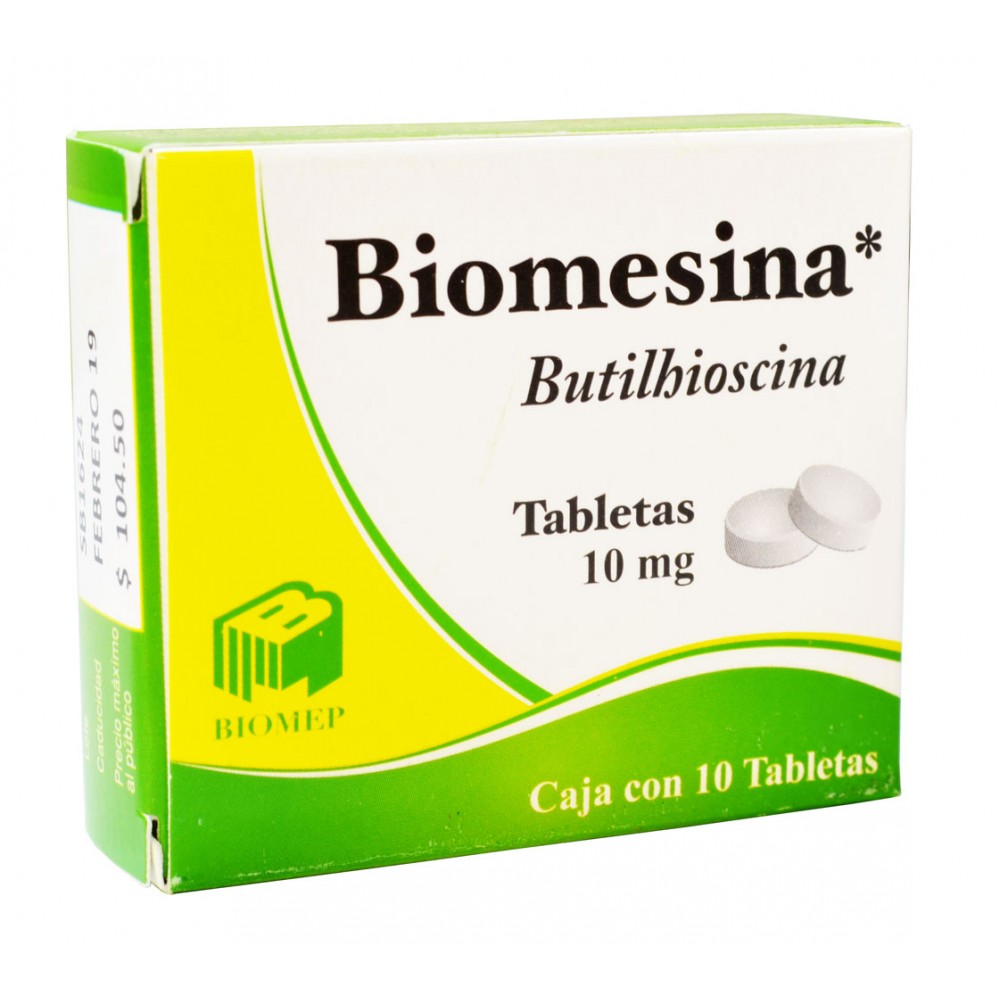 Biomesina 10mg c/10 tabletas