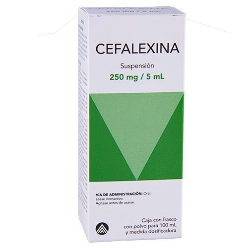 CEFALEXINA 250MG SUSPENSION. 100ML