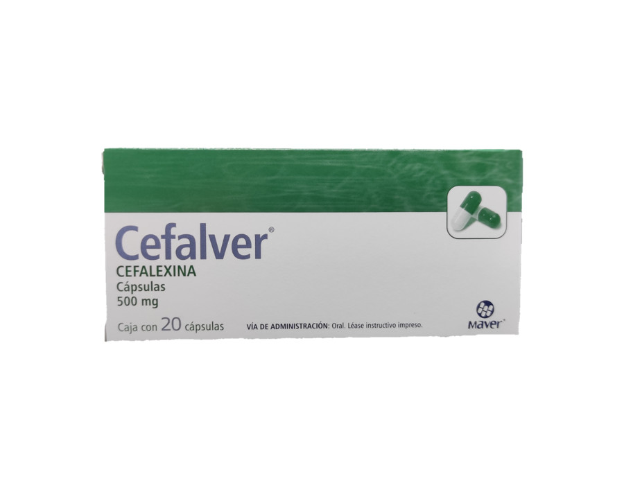 Cefalver 500mg c/20 capsulas