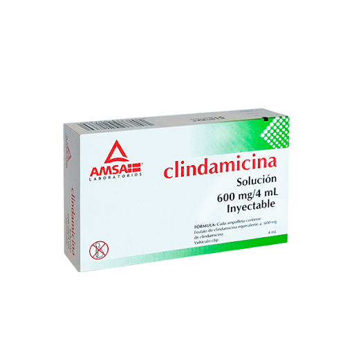 Clindamicina 600mg sol.iny c/5 ampolletas