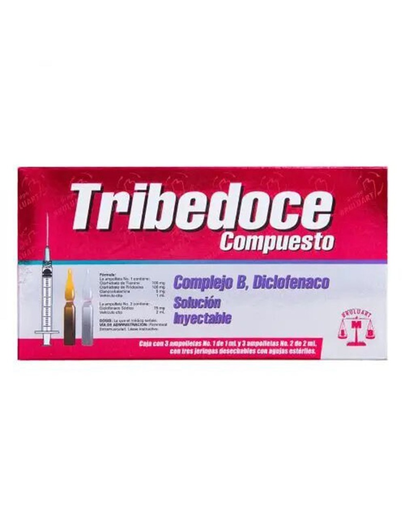 TRIBEDOCE COMPUESTO  C/3 AMPULAS