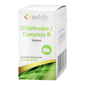 Diclofenaco Complejo B fco/ 30 tabletas (avivia)