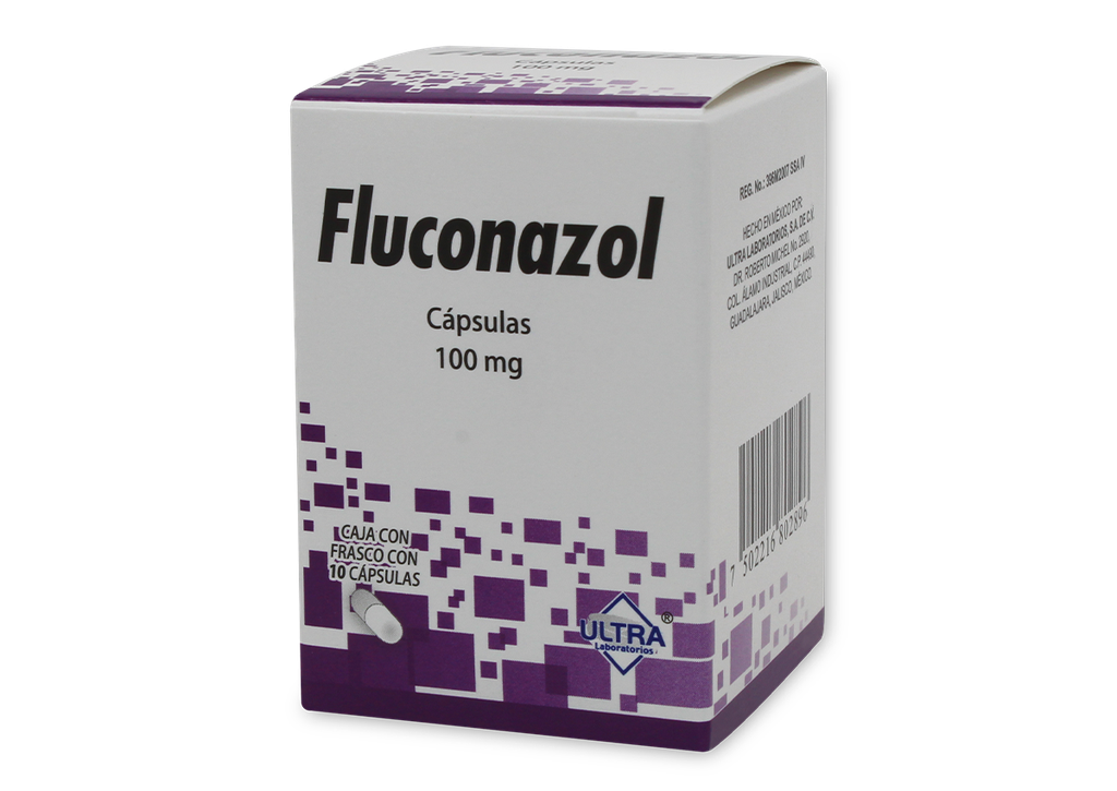 Fluconazol 100mg c/10 capsulas