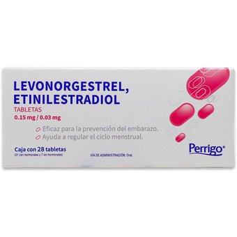 Levonorgestrel/Etinlestradiol c/28 tabs.