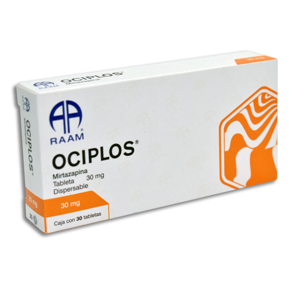 OCIPLOS 30mg c/30 tabs. Dispensable