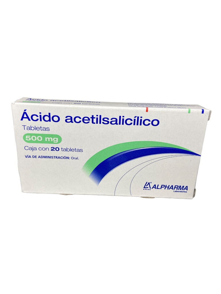 Acido Acetilsalicilico Tab 500 mgs  c/20