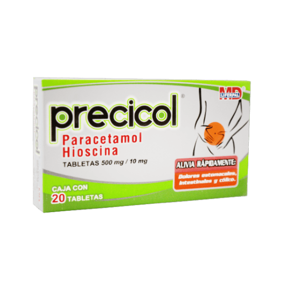 Precicol (Hisocina,Paracetamol) 10/500 c/20