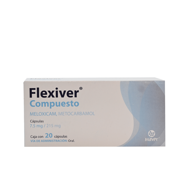 FLEXIVER Compuesto 7.5/215mg c/20 caps.