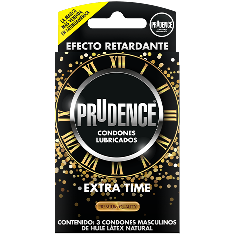 PRUDENCE RETARDANTE Extra Time Caja c/3 CONDONES.