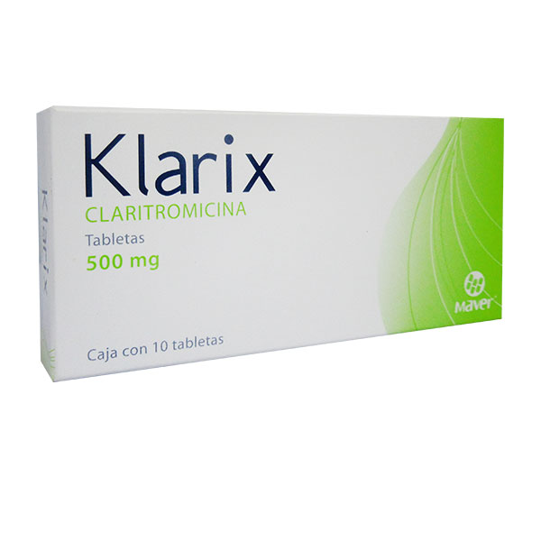 KLARIX c/10 TABS. 500 MG.