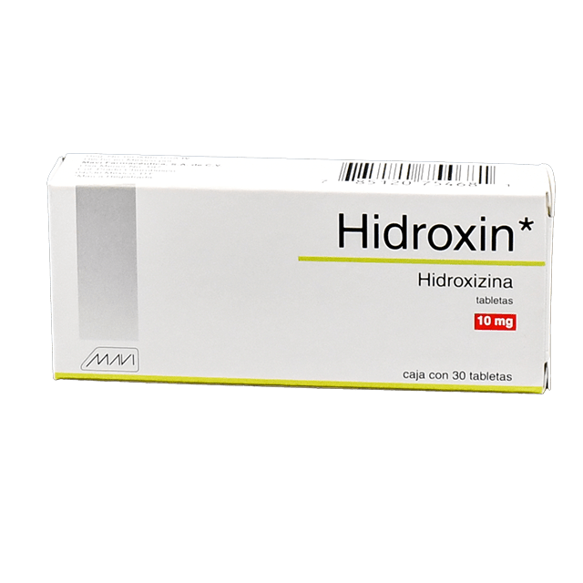 HIDROXIN c/30 TABS. 10 MG.