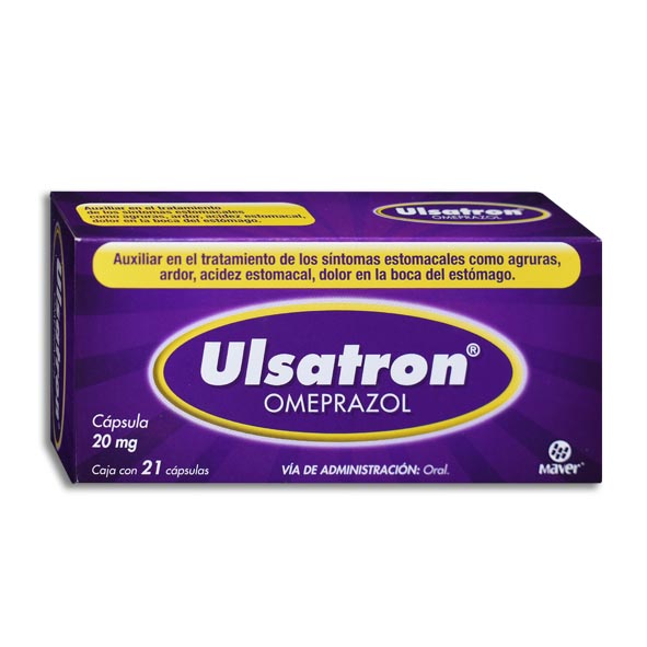 ULSATRON c/21 CAPS. 20 MG.