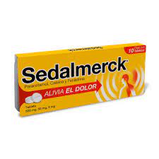 SEDALMERCK  500/50/5 MG. C/10 TAB