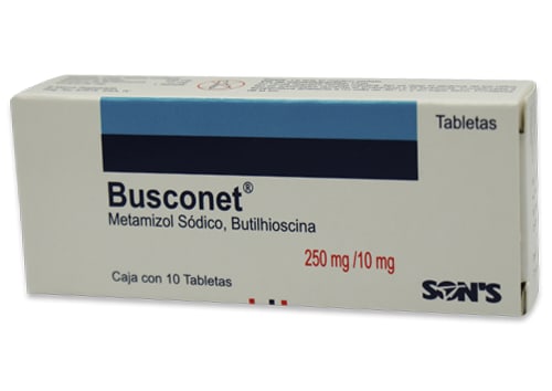 BUSCONET TAB 250 MG/ 10 MG C/10