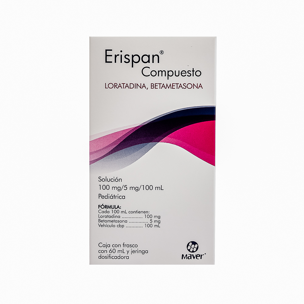 ERISPAN COMPUESTO SOLUCION 100MG/5MG/100ML