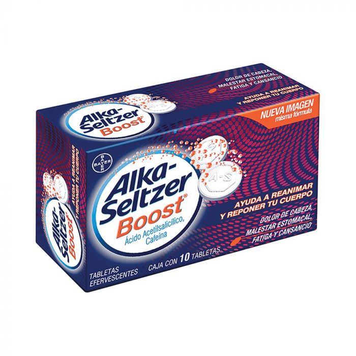 ALKA-SELTZER BOOST TABLETAS EFERVESCENTES C/10