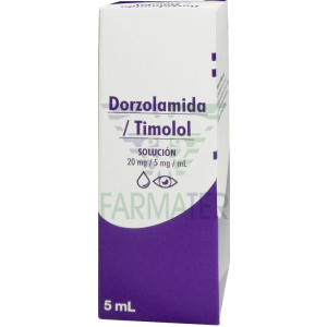 DORZOLAMIDA/ TIMODOL SOLUCION OFTALMICA 5ML