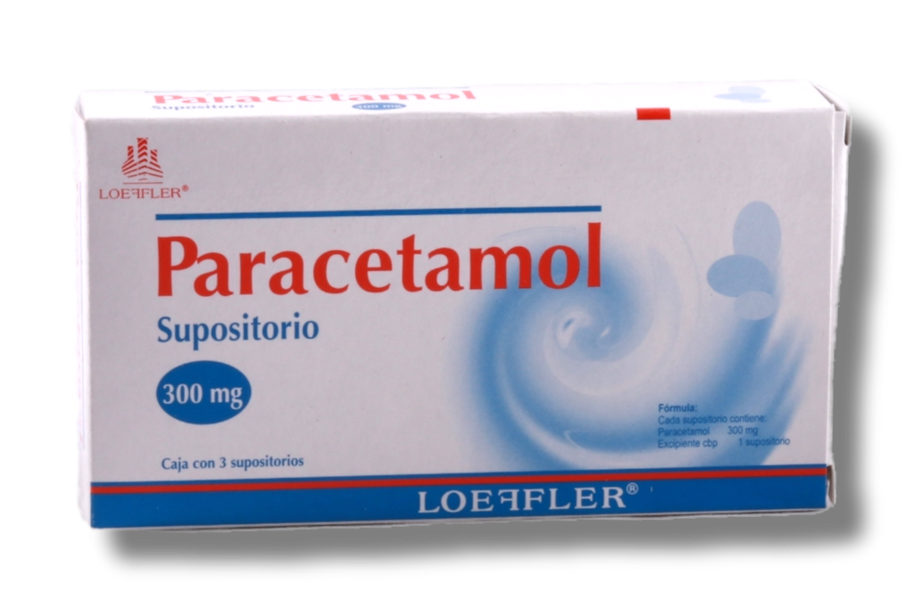 PARACETAMOL 300MG SUPOSITORIOS c/3