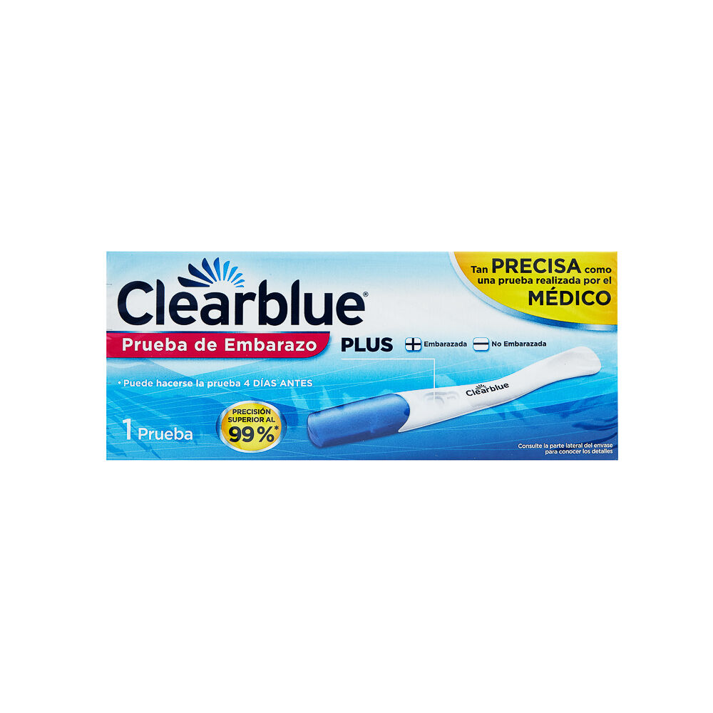 Prueba De Embarazo Clearblue Plus 1 Unidad