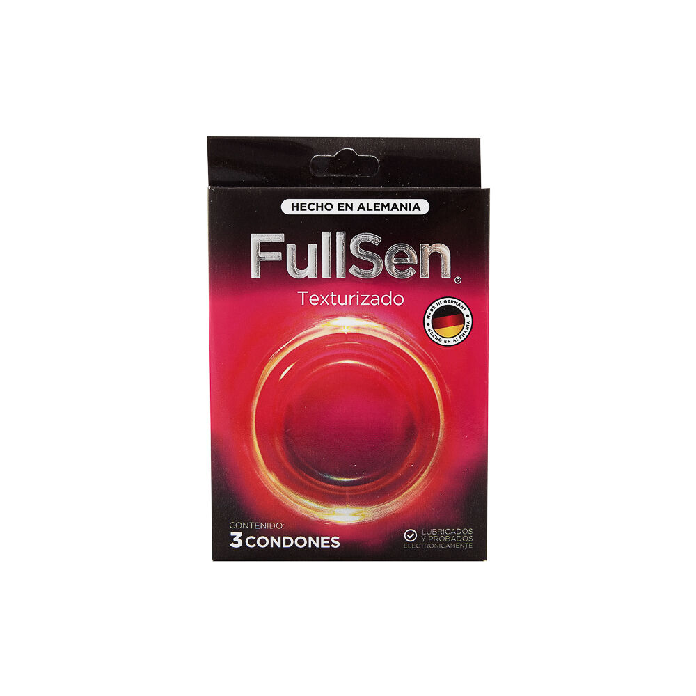 FullSen Texturizado 3 Condones