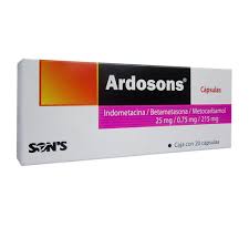 ARDOSONS CAPSULAS 25MG-0.75MG-215MG C/20