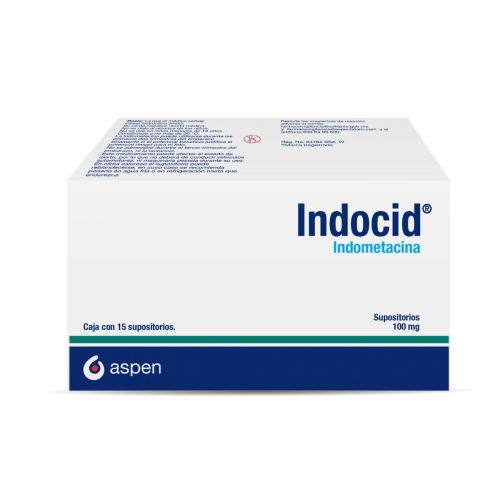 Indocid 100mg supocitorios c/15