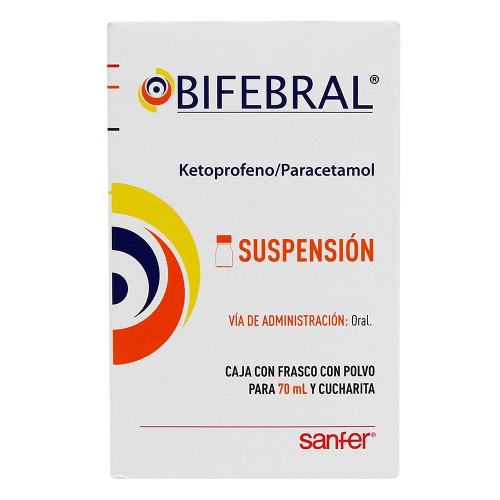 BIFEBRAL SUSPENSION 0.6 G / 1.71G / 100 ML CON 70 ML