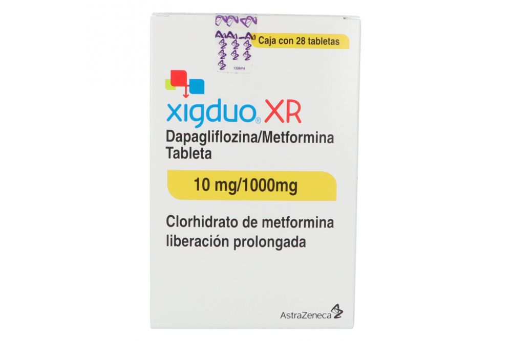 XIGDUO XR 10MG/ 1000MG C/28 TABLETAS