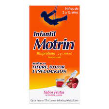 INFANTIL MOTRIN 2 G / 100 ML SUSPENSION SABOR FRUTAS 120 ML