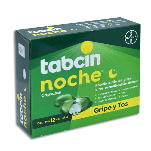 TABCIN NOCHE CAPSULAS C/12