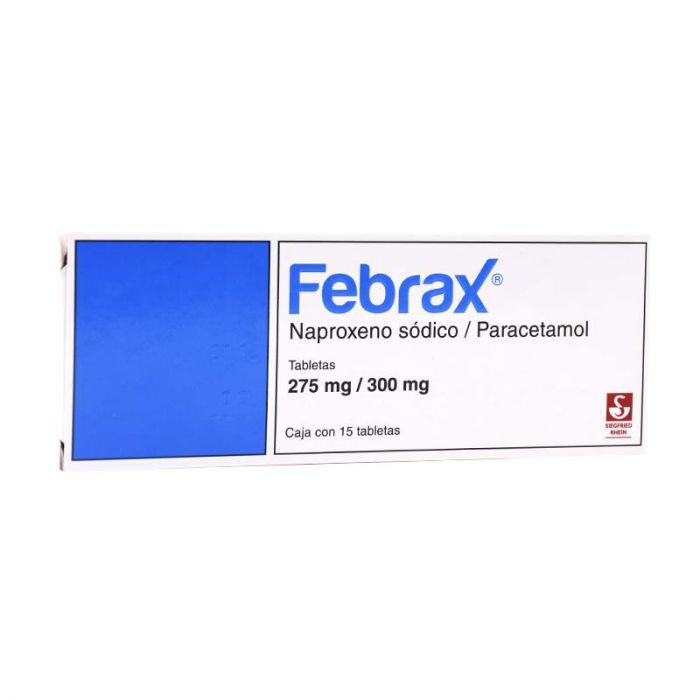 FEBRAX TABLETAS 275MG/ 300MG C/15