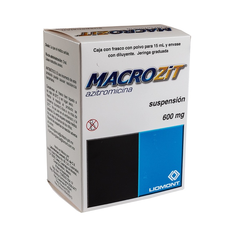 Macrozit suspencion 600mg