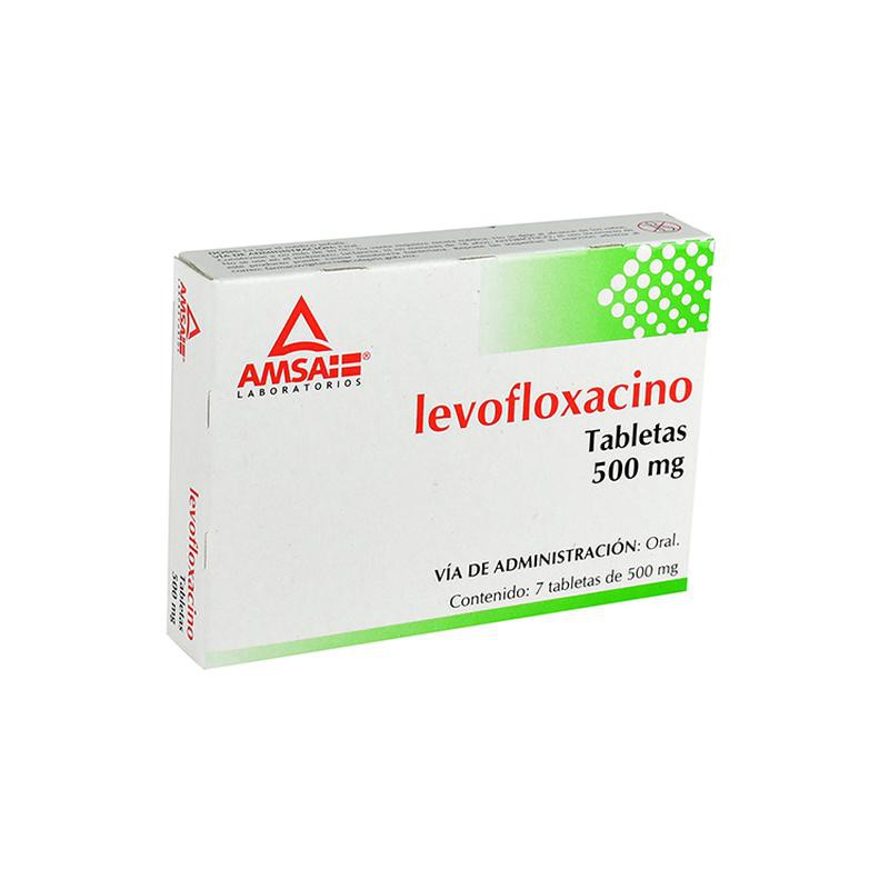 Levofloxacino Tab 500 mgs c/7 (Amsa)