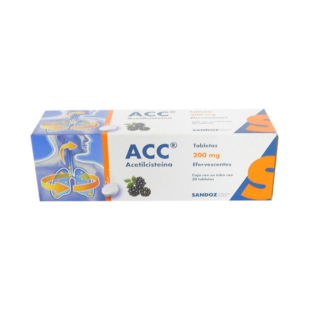 ACC 200mg tab efervecentes 20 tabletas